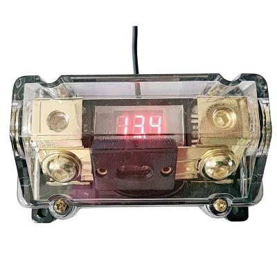 China 1 In Car Digital Display Audio Heavy Duty Anl Transparent Fuse Box 2 Custom Fuse 0/2/4 A.W.G. Fuse Holder 100 Ampere Meter Anl (1 in 1) for sale