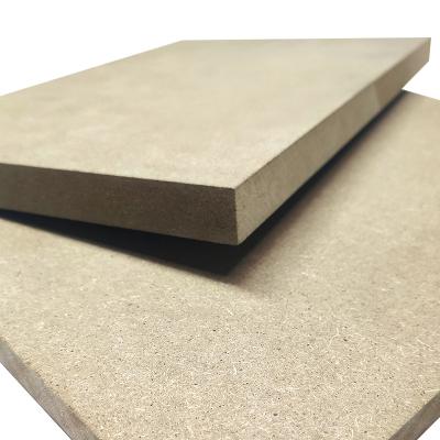 China moisture proof raw mdf/wooden mdf price/plain mdf board for sale