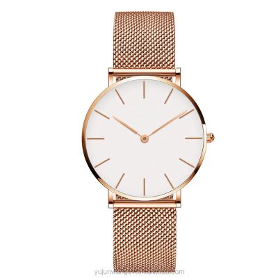 China Fashion Waterproof Mesh Strap Female Watch Waterproof Stainless Steel Wrist Watch Women for sale