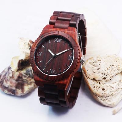 China Men's Luminous Bamboo Wooden Automatic Date Couples Watches Quartz Watch Lover Present Gift for sale