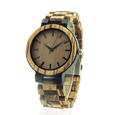 China Relojes de mujer non-specific men's wood watches with Japan movement for sale