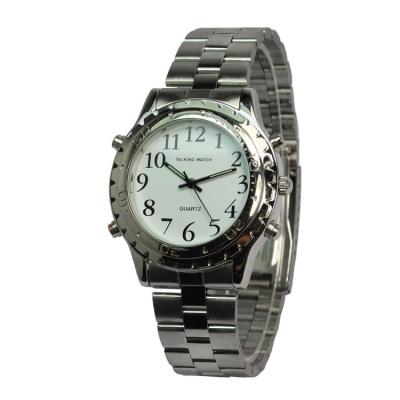 China Hot Selling Alarm Clock Watches Speaking Watch For Men Women for sale