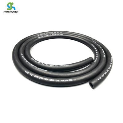 China NBR Or CR Fiber Gasoline Oil Resistance Synthetic Rubber Braided Hose for sale