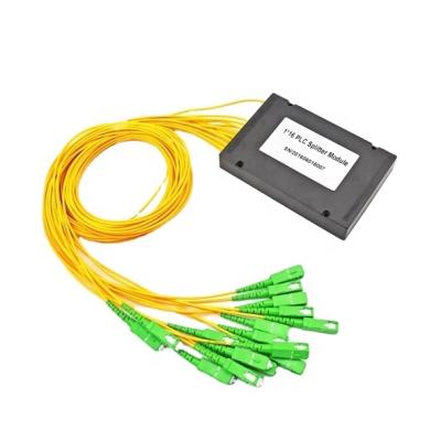 China Ftth FTTX Optical Coupler PLC Splitter Fiber Optic Equipment 1*16 Splitter for sale