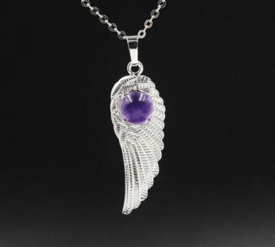 China China Wholesale Crystal Angel Wings Necklace Fashion Pendant for sale