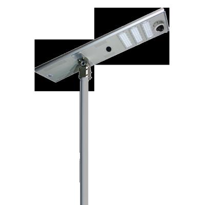 China HIGHWAY 100W led integrated outdoor lighting all in one motion-sensing solar street light for sale