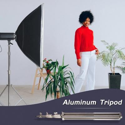 China Portable 290cm Stainless Steel Camera Tripod Light Aluminum Stand For Ring Youtube Mobile Phone Live Light Video And Photography Smooth for sale