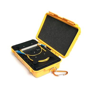 China SM Carry Small Mini Box Easy Fiber Optic Equipment Launcher OTDR Explosion Proof 1km Cable Waterproof With LC/SC Connector for sale