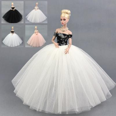 China stuffed & Handmade Plush Toy Good Quality 30cm Doll Princess Wedding Dress Fashion Wear Clothes Outfits for barbie doll for sale