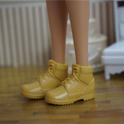 China Fashionable quality 1/6 cartoon toy good 11-12 inch 30cm high heels shoes boots for barbie and frank dolls for sale