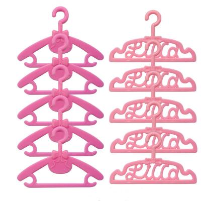 China Toy Wholesale Mix Soft Style Colorful Barbi 1/6 Doll Accessories Hanger for barbie doll (one bag=10 pieces) for sale