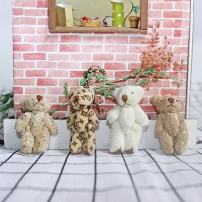 China Electronic Accessories Mini Fluff Bear Creative Toy Dollland Miniature Toy Model Scene Doll Room Ornament for sale