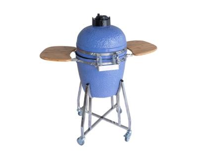 China Easily Cleaned 17.7 Kamado Removable Ceramic Barbecue Grill With Side Panels for sale