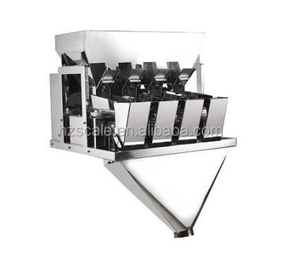 China Automatic Food CE Approval 4 Head Linear Weigher For Washing Powder, Grains, Granule Canada for sale