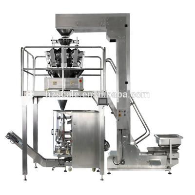 China CE Approval Automatic Food Pillow Bag Vertical Bagger Packaging Machine with Multihead Weigher for Puffed Foods for sale