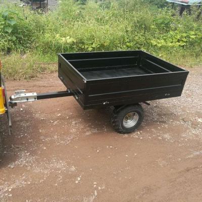 Cina Suyang Mini Box Trailer For Sale Mini Tractor Trailer Low Pressure Vacuum Tyre in vendita