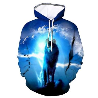 China 3d animal anti-shrink plus size sweatshirt 3D printed hoodie plus size men's hoodies and sweatshirts for sale