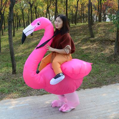 China Party Halloween Carnival Costume New Arrival Female Cosplay Cloth Flamingo Christmas Party Explosion Costume Inflatable Cosplay Cloth for sale