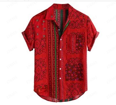 China Anti-pilling 2022 New Summer Men's Slim Short Sleeve Casual Luxury Shirts For Men for sale