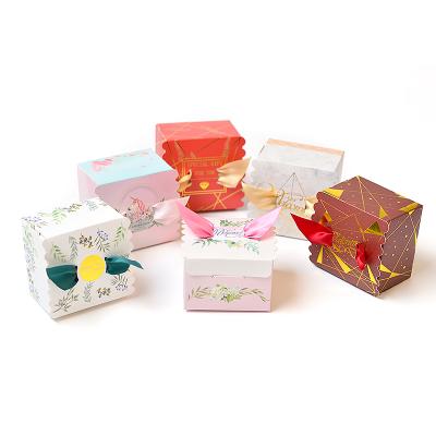 China Recyclable High Quality Custom Paper Wedding Candy Packaging Box For Gift for sale