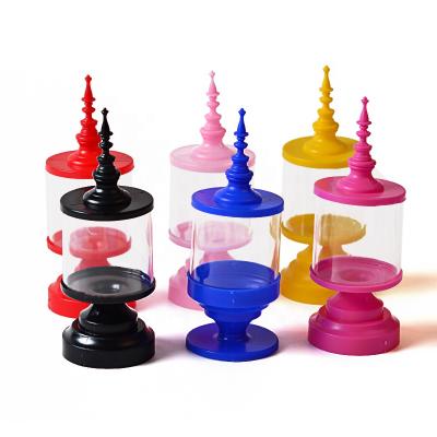 China Favor Supplies Recyclable Plastic Color Box Tower-mounted Transparent Plastic Box for sale