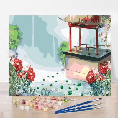 China New Classical/Postmodern DIY Painting By Numbers Set For Adults Paint By Number For Wholesale Dropshipping Custom Paint On Canvas Kits Chinese Style for sale