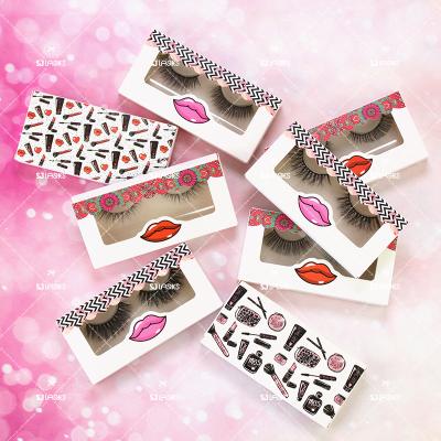 China Handmade Empty Eyelash Packaging Box 3D Mink Lashes Eyelash Packaging For Private Label for sale