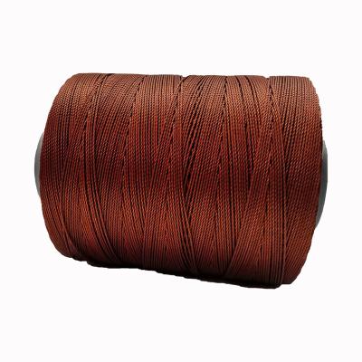 China 3*3 6*3 100% sustainable high quality 930dtex/1400dtex high tensile nylon filament woven soft rope for sale