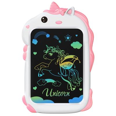 China Memo Pads Unicorn Kids Products 8.5 10 inch Child Drawing Tablet Tools Cartoon LCD Writing Tablet Doodle Lcd Writing/Drawing Tablet for sale