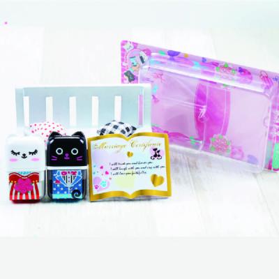 China Cute and Convenient Animal Supplies Panda Cat Office Rubber Cute Kawaii Pencil Eraser School Stationery Material and Convenient Stationery Set for sale