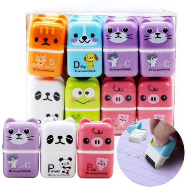 China 24PC/BOX Cute Kawaii Rubber Eraser Child Gift School Supplies Stationery Cute And Convenient Material for sale