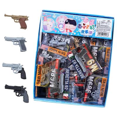 China Wholesale Cute and Convenient Boy Gun Shape Rubber Eraser Stationery School Supplies Children's Creative Gift for sale