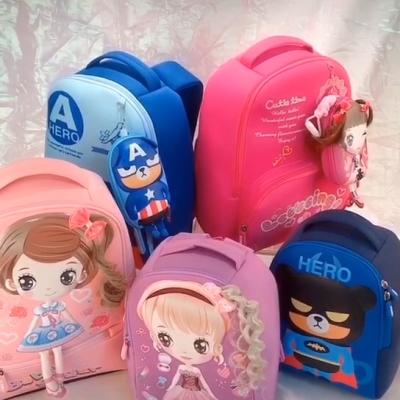 China New Arrival Cute Neoprene School Animals Custom Kids Raincoat for sale