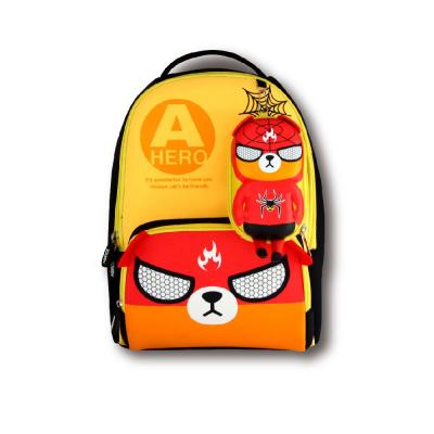 China New Design Waterproof School Bag For Kids Neoprene Waterproof Cool Kids Backpack for sale