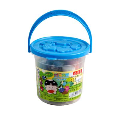 China Non-Toxic DIY Clay Dough Kit (12C) For Kids School Play Mud Container Educational Supplies for sale