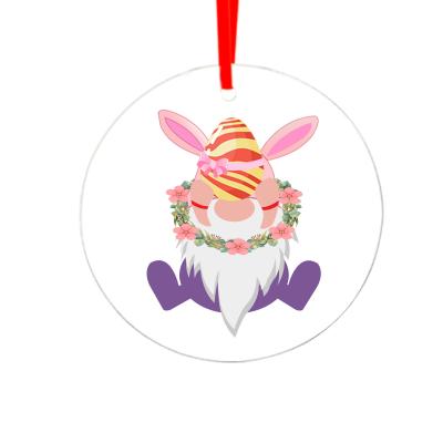 China Green Atmosphere Party Decoration Furniture Cartoon List Small Easter Environmental Protection Pendant for sale