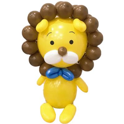 China Party Decoration Bobo Balloon Cute Lion Lion Handmade Materials Pack Creative Diy Fun Handmade Balloon for sale