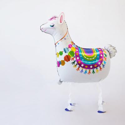 China Party Decoration Pet Balloons Magic Alpaca Pet Foil Balloon Walking Animal Party Supplies Baby Showers Birthday Decorations for sale