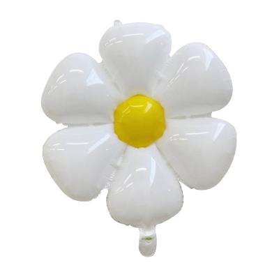 China Party Decoration Daisy Aluminum Balloon Cute Sun Flower Baby Birthday Party Decoration Photo Props for sale