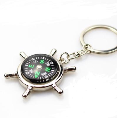 China Portable Wholesale Custom Cheap Beer Bottle Opener Metal Bottle Opener Metal Compass Key Chain As Gifts for sale