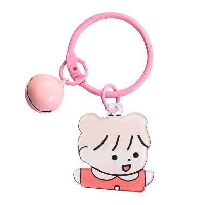 China Metal Portable Hot Custom Cute Cartoon Character Selling Key Chain for sale