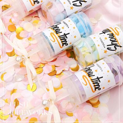 China Inside PE plastic shell + filled with colorful paper Brithday greeting, flower petals for sale