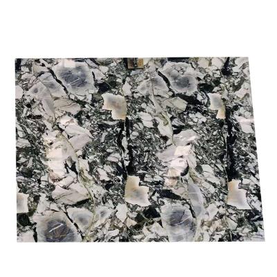 China Pretty Modern Design Chinese Jade Green Big Slabs Cold Stone Marble Ice Jadeite for sale