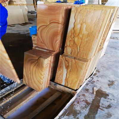 China Modern Natural Sandstone Building Slabs For Yellow Sandstone for sale