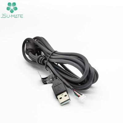 China Mobile Phone OEM USB Type A Male Plug To Housing 5pin USB Cable 2.0 5P Wire Connect Harness Strip Cable for sale