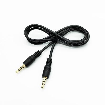 China AUX cable. Custom Jack 4 Pole TRRS Male Stereo Speaker Extension Wire Cable 3.5MM Jack TRRS Audio for sale