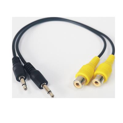 China AUX cable speaker male plug 2.5MM audio cables. Custom Jack Power RCA Stereo Mono 3.5MM AV for sale