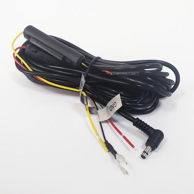 China Automatic Auto DC Power Supply Terminal Cable with Fuse Terminals Wire Arm DC Cables DC Jack Power Cable 5V 12V 3.5MM for sale