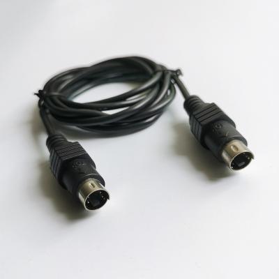 China Custom Type Male Connector Power Speaker Adapter 5 Pin Mini Din Tinned Cable Type Supports Din Cable for sale