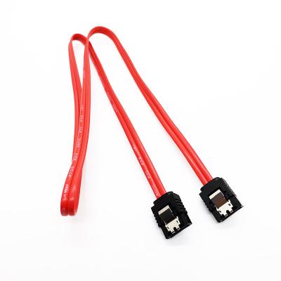 China Custom COMPUTER Ribbon Sata Cable 1M 1.5M Long Serail ATA Red Sata 7 Pin Female Power Cable Long For Hard Drive for sale